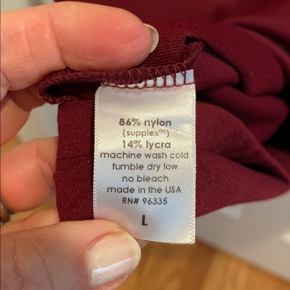 Susana Monaco burgundy fit dress - Picture 4 of 5